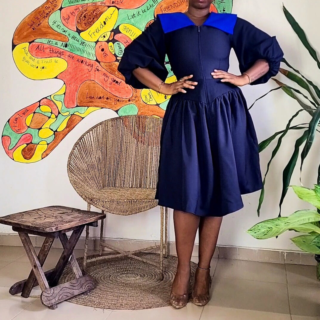 .Tosin Collared Dress