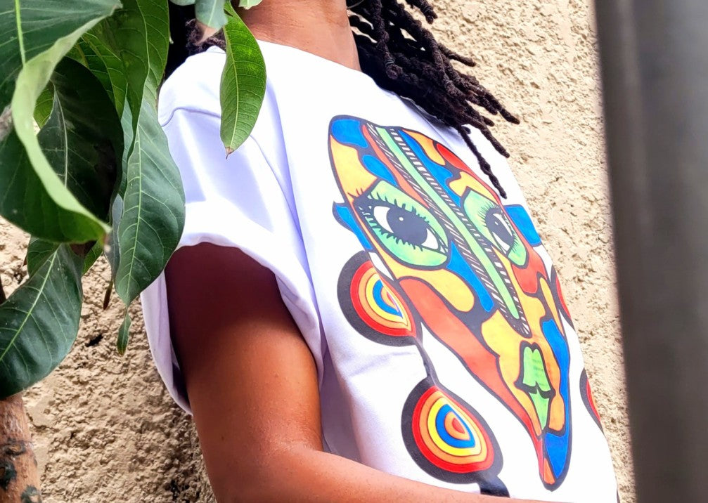 Free Flowing Queen T-Shirt - White