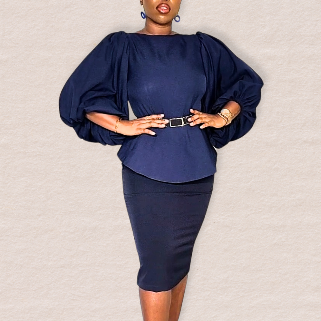 Nenye Skirt Set - Burnt Orange