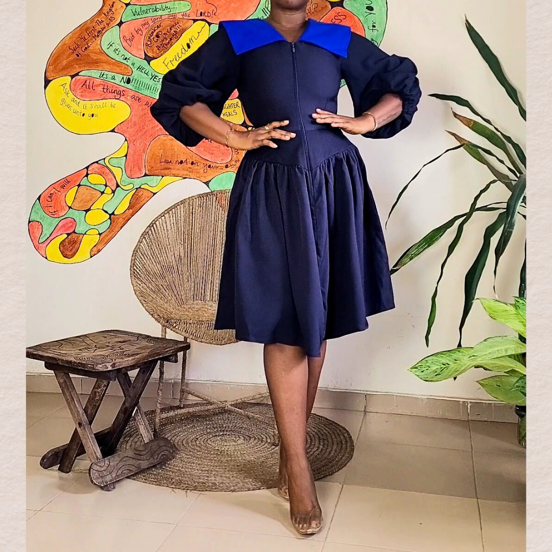 .Tosin Collared Dress