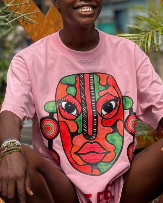 Free Flowing Queen T-Shirt  - Pink
