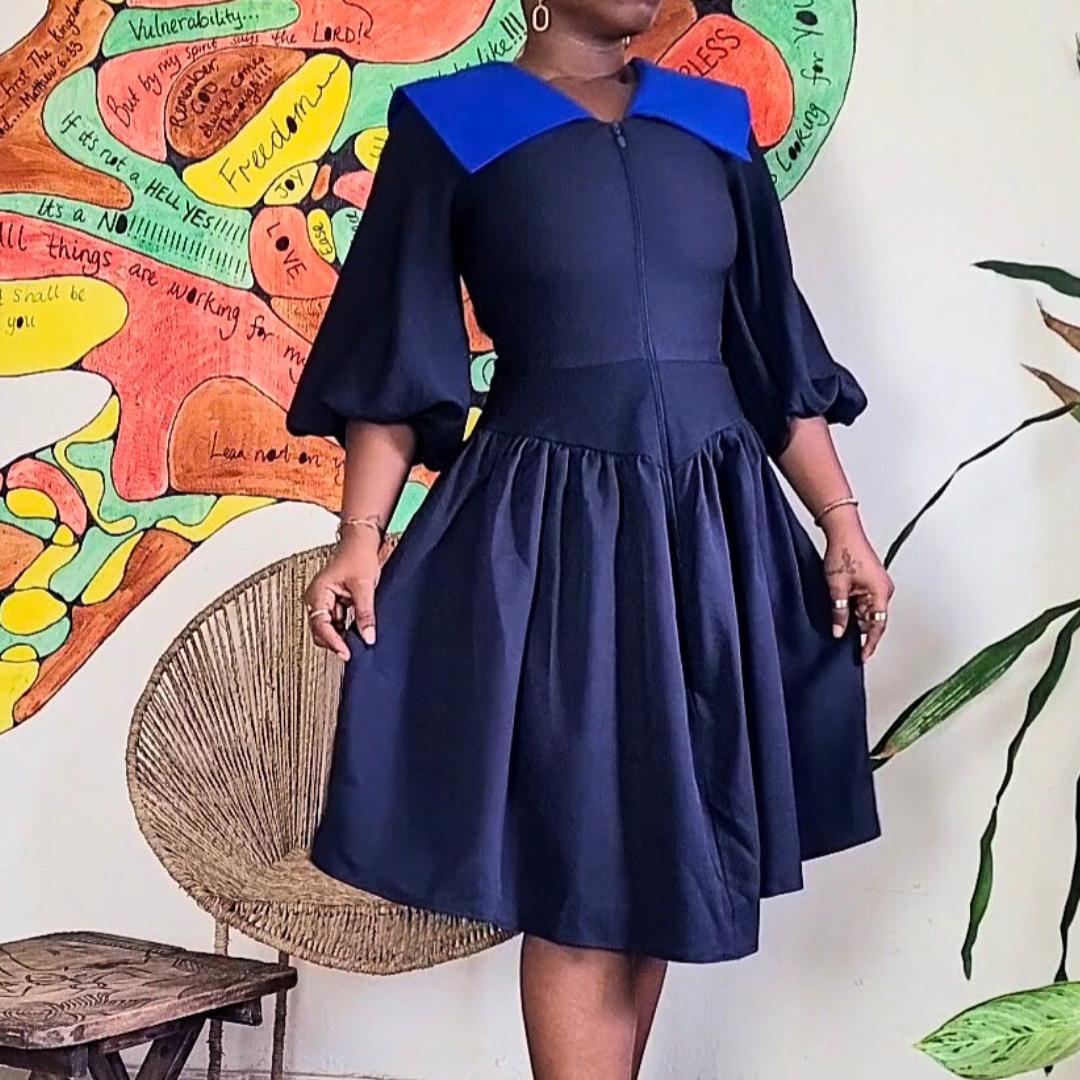 .Tosin Collared Dress