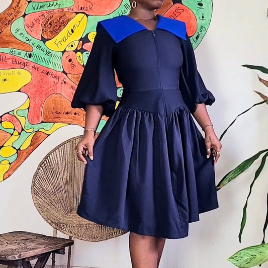 .Tosin Collared Dress